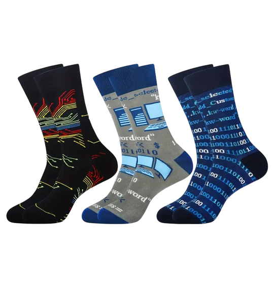Ctrl + Alt + Sock: Computer Geek Socks, Men's Ctrl + Alt + Sock: Computer Geek Socks, computer socks men, tech socks men, geek socks men, nerd socks men, coding socks, computer geek socks, programmer socks, tech gift socks, IT socks men, computer theme socks, 3 pack geek socks, men’s tech socks, novelty tech socks, funny coding socks, gamer socks men, software engineer socks, computer nerd socks, men’s crew socks, computer accessories gift, socks for tech lovers