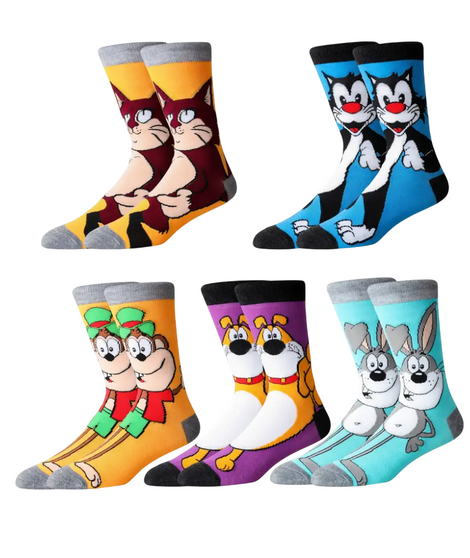 Fur Real Fun: Animal Squad Socks, Ladies Fur Real Fun: Animal Squad Socks, Ladies Fur Real Fun: Animal Squad Socks 5 pack, Fur Real Fun Animal Squad Socks, Ladies Animal Socks 5 Pack, Womens Cartoon Socks, Funny Animal Print Socks Women, Cute Animal Socks Ladies, Novelty Socks Womens Pack, Character Socks for Women, Colorful Animal Crew Socks, Ladies Fun Sock Gift Set, Womens Animal Lover Socks