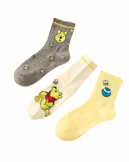Bee Mine: Winnie The Pooh Edition Socks, Ladies Bee Mine: Winnie The Pooh Edition Socks, Winnie The Pooh Socks, Cute Winnie The Pooh Socks For Women, Disney Winnie The Pooh Socks, Cartoon Character Socks For Ladies, Winnie The Pooh Gift Socks, Bee Design Socks Women, Fun Novelty Socks Ladies, Cute Cartoon Socks For Women, Disney Character Socks, Cute Honey Bee Socks, Winnie The Pooh Bee Socks For Women, Cute Disney Socks Gift For Her, Ladies Novelty Cartoon Character Socks, Fun Bee Print Socks Winnie The Pooh, Cute Honey Bee Socks For Girls Women