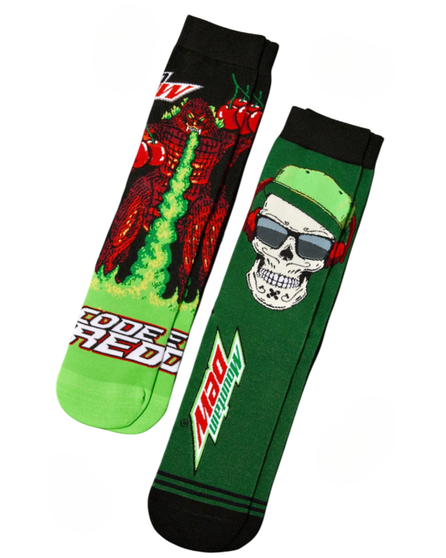 Skull Beats: Mountain Dew Socks, Men's Skull Beats: Mountain Dew Socks, Men's Skull Beats: Mountain Dew Socks 2 Pack, Men's Mountain Dew Socks, Mountain Dew Socks Men's, Skull Socks For Men, Men's Novelty Soda Socks, Cherry Blast Socks, Energy Drink Socks Men's, Caffeinated Socks Men's, Men's Graphic Skull Socks, Cool Men's Streetwear Socks, Men's Funky Pattern Socks, Bold Men's Statement Socks, Gamer Style Men's Socks, Men's Unique Gift Socks, Men's Colorful Crew Socks, Edgy Men's Sock Gift