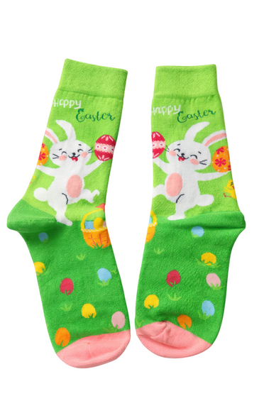 Happy Easter Bunny Socks, Ladies Happy Easter Bunny Socks, Happy Easter Socks, Bunny Easter Socks, Easter Bunny Socks For Women, Ladies Easter Socks, Cute Easter Socks, Easter Egg Socks, Spring Bunny Socks, Easter Gift Socks For Women, Novelty Easter Socks, Fun Easter Socks, Colourful Easter Socks, Easter Basket Gift Socks, Bunny Print Socks, Springtime Socks For Women, Festive Easter Socks, Cute Bunny Socks, Women's Easter Novelty Socks, Easter Theme Socks, Playful Bunny Socks, Easter Celebration Socks