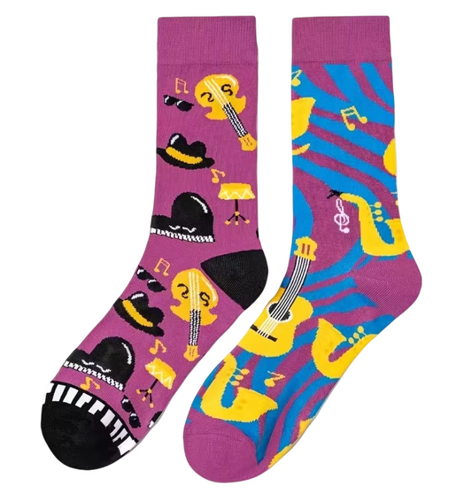 Sax And Strings Music Socks, Men's Sax And Strings Music Socks, Men's Music Socks, Men's Saxophone Socks, Men's Guitar Socks, Men's Jazz Socks, Men's Music Lover Socks, Men's Musical Instrument Socks, Men's Musician Socks, Men's Band Theme Socks, Men's Novelty Crew Socks, Men's Funny Music Socks, Men's Music Gift For Him, Men's Sax And Guitar Socks, Men's Rock And Jazz Socks, Men's Graphic Pattern Socks, Men's Cool Statement Socks, Men's Music Teacher Gift Socks, Men's Funky Patterned Socks, Men's Casual Dress Socks, Men's Unique Gift For Men, Men's Music Lover Gift