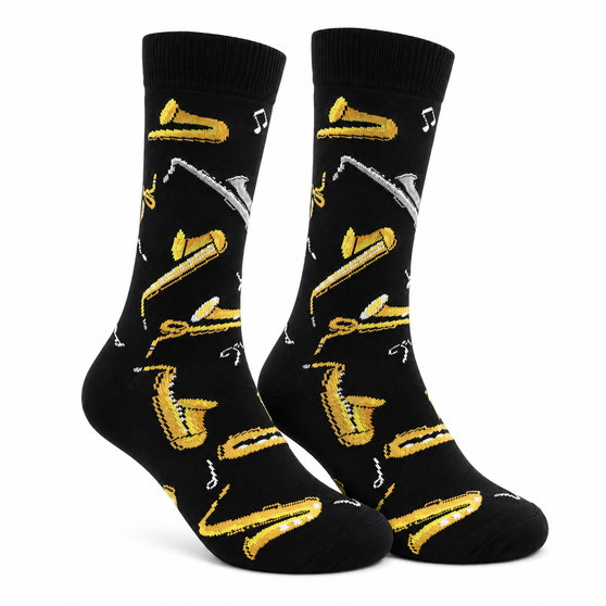 Sax Appeal Socks, Men's Sax Appeal Socks, Men's Saxophone Socks, Saxophone Socks, Jazz Socks, Music Socks, Musician Socks, Saxophone Novelty Socks, Jazz Music Socks, Men's Music Socks, Music Lover Socks, Sax Player Gift, Jazz Lover Gift, Musical Instrument Socks, Men's Novelty Socks, Men's Crew Socks, Band Socks, Orchestra Socks, Music Teacher Gift, Musician Gift For Men, Musical Notes Socks, Black Novelty Socks, Men's Patterned Socks, Fun Men's Socks, Unique Men's Socks, Men's Casual Socks, Performing Arts Socks, Sock Boutique NZ, Men's Socks NZ, Music Socks NZ, Jazz Socks NZ, Novelty Socks NZ