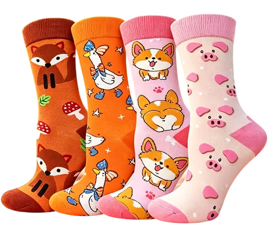 Country Friends: Animal Socks, Ladies Country Friends: Animal Socks, Ladies Country Friends: Animal Socks 4 pack, Ladies Animal Socks, Women's Animal Socks, Animal Socks 4 Pack, Cute Animal Socks, Fox Socks, Corgi Socks, Pig Socks, Goose Socks, Woodland Animal Socks, Farm Animal Socks, Cute Novelty Socks, Women's Novelty Socks, Ladies Novelty Socks, Animal Lover Gift, Cute Socks For Women, Women's Crew Socks, Ladies Crew Socks, Fun Animal Socks, Fox Lover Gift, Corgi Lover Gift, Pig Lover Gift, Country Animal Socks, Cartoon Animal Socks, Colourful Women's Socks, Women's Patterned Socks, Cute Critter Socks, Women's Socks NZ, Animal Socks NZ, Novelty Socks NZ, Sock Boutique NZa