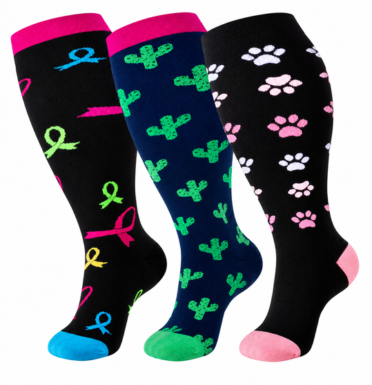 Cheerful Legs Compression Socks, Ladies Cheerful Legs Compression Socks, Ladies Cheerful Legs Compression Socks 3XL, Ladies Compression Socks, Women's Compression Socks, Compression Socks 3 Pack, Knee High Compression Socks, Support Socks, Compression Stockings, Patterned Compression Socks, Colourful Compression Socks, Paw Print Compression Socks, Cactus Compression Socks, Ribbon Compression Socks, Travel Compression Socks, Flight Socks, Circulation Socks, Leg Support Socks, Swelling Relief Socks, Nursing Compression Socks, Medical Compression Socks, Everyday Compression Socks, Women's Support Socks, Compression Wear, Wide Calf Compression Socks, Cute Compression Socks, Women's Knee High Socks, Compression Socks For Travel, Compression Socks NZ, Support Socks NZ, Travel Socks NZ, Women's Compression Stockings, Sock Boutique NZ