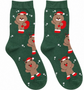 Christmas Teddy Bear Socks