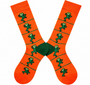 Happy Hoppers: Frog Socks, Ladies Happy Hoppers: Frog Socks, Orange Happy Frogs Socks, frog socks, sock boutique, ladies frog socks, orange froggy socks, sock boutique nz, cool socks, amazing socks, best socks ever, perfect gift