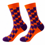 Optical Orange: Abstract Socks, Men's Optical Orange: Abstract Socks, Men's Geometric Socks, Men's Patterned Socks, Men's Orange Socks, Men's Purple Socks, Men's Novelty Socks, Geometric Pattern Socks, Optical Illusion Socks, Colourful Men's Socks, Bold Design Socks, Retro Pattern Socks, Men's Crew Socks, Modern Geometric Socks, Graphic Pattern Socks, Men's Fashion Socks, Unique Men's Socks, Statement Socks For Men, Contemporary Design Socks, Bright Men's Socks, Orange And Purple Socks, Casual Men's Socks, Fun Men's Socks, Men's Dress Socks, Funky Men's Socks, Gift For Men, Novelty Gift Ideas, Sock Boutique NZ, Men's Socks NZ, Patterned Socks NZ, Geometric Socks NZ, Fashion Socks NZ