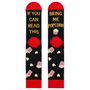 "If you can read this, Bring me popcorn" socks, popcorn socks, unisex socks, funny socks, novelty socks, sock boutique, food socks, funny food socks, If you can read this: Bring me popcorn Unisex Socks