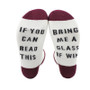 Bring Me A Glass Of Wine Socks, wine socks, sock boutique, ladies wine socks, ladies novelty socks, novelty