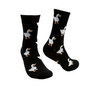 Black Duck Socks, duck socks, ladies duck socks, novelty duck socks, sock boutique, Ladies Duck print socks, Socks with ducks