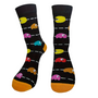Pac-Mazing Style Socks, Ladies Pac-Mazing Style Socks, Pacman Socks, Ladies Game Socks, Dot eating fun socks, Pac-Mazing Socks