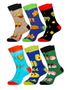 Sock ‘n’ Snack Combo Platter Socks, Sock ‘n’ Snack Combo Platter Socks - 6 Pack, Food Socks, Funny Socks, Cute Socks, Novelty Socks, Colorful Socks, Snack Socks, Breakfast Socks, Pizza Socks, Donut Socks, Egg Socks, Pineapple Socks