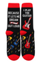 Dream Out Loud Guitar Socks, Men's Dream Out Loud Guitar Socks, Guitar Socks, Music Socks, Rock Socks, Fashion Socks, Gift Socks, Musician Socks, Electric Guitar Socks, Fun Socks, Bold Socks, Statement Socks, Colourful Socks, Cool Socks, Unique Socks, Dream Socks, Player Socks, Accessory Socks, Creative Socks, Stylish Socks, Comfortable Socks