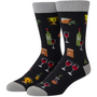 Treasure And Tipples: Wine Socks, Ladies Treasure And Tipples: Wine Socks, Ladies Treasure And Tipples Wine Socks, Ladies Wine Lover Socks, Fun Wine Pattern Socks For Women, Cute Novelty Wine Socks, Wine Glass Design Fashion, Ladies Drinking Theme Socks, Unique Gift For Wine Fans, Playful Pattern Crew Socks For Her, Trendy Printed Women Socks, Wine Aesthetic Accessories