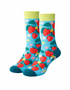 Berry Cute Strawberry Socks, Ladies Berry Cute Strawberry Socks, Ladies Berry Cute Strawberry Socks, Ladies Strawberry Socks, Ladies Fruit Socks, Strawberry Print Socks, Cute Ladies Socks, Colourful Ladies Socks, Summer Socks Ladies, Garden Inspired Socks, Novelty Ladies Socks, Gift Socks For Her, Ladies Crew Socks, Cotton Socks Ladies, Sweet Patterned Socks, Casual Ladies Socks, Fun Fashion Socks, Picnic Theme Socks
