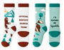 Ladies’ Bigfoot Socks, Sasquatch Socks, Squatch Watch Socks, Bigfoot Sock 2 Pack, Funny Socks For Ladies, Novelty Socks For Ladies, Camping Socks For Ladies, Outdoor Adventure Socks, Cryptid Socks, Bigfoot Lover Gift, Sasquatch Gift For Ladies