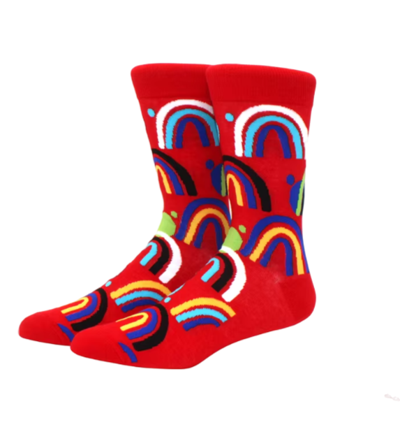 Men's Fiery Abstract Socks