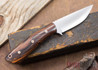 Cross Knives: Lil' Whitetail Hunter - Desert Ironwood - Black Liners - Mosaic Pins