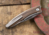 Chris Reeve Knives: Mnandi - Macassar Ebony - Ladder Damascus - 031522