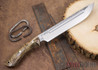 Lon Humphrey Knives: Reaver - Dark Curly Maple #23