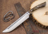 Lon Humphrey Knives: Reaver - Dark Curly Maple #31