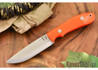 Hyken Knives: Bushcrafter CPM-154 - Blaze Orange G-10 - Black Liners
