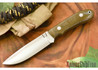 Hyken Knives: Lite Hunter CPM-154 - Green Canvas Micarta