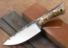 Lon Humphrey Knives: Custom Brute - Spearpoint - Dark Curly Maple #1