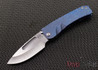 Medford Knife & Tool: Midi Marauder - Blue Anodized Titanium - Drop Point