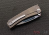 Medford Knife & Tool: Midi Marauder - Dark Bronze Anodized Titanium - Drop Point