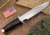 Randall Made Knives: Model 12-9 Sportsman Bowie #14 Grind - Rosewood - Stainless Steel