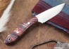 True Saber Knives: Shawnee - Blood Red Maple