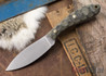 L.T. Wright Knives: Large Northern Hunter - Black Mountain Micarta