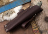 L.T. Wright Knives: Large Northern Hunter - Black Mountain Micarta