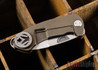 Medford Knife & Tool: Theseus - Bronze Anodized Titanium - Tumbled D2 Steel