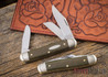 Great Eastern Cutlery: #66 Tidioute Calf Roper - OD Green Canvas Micarta