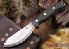 L.T. Wright Knives: JX2 Jessmuk - CPM 3V - Black Micarta - Matte