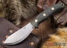 L.T. Wright Knives: JX2 Jessmuk - O1 - Black Micarta - Matte