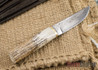 Jesse Hemphill Knives: Custom 02 - Damascus - Antler 