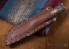 Jesse Hemphill Knives: Custom 08 - Hammered Damscus - Antler