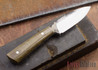 Lon Humphrey Knives: Custom Whitetail - Green Micarta - 080903