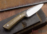 Lon Humphrey Knives: Custom Whitetail - Green Micarta - 080905