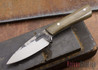 Lon Humphrey Knives: Custom Whitetail - Green Micarta - 080908