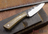 Lon Humphrey Knives: Custom Whitetail - Green Micarta - 080909