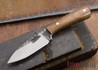 Lon Humphrey Knives: Custom Whitetail - Natural Micarta - 080912