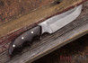 Carter Cutlery: Muteki Freestyle Combat Neck Knife - Desert Ironwood - Red Liners - #1088