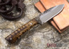 Lon Humphrey Knives: Custom Whitetail - Dark Curly Maple - 9519