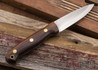 L.T. Wright Knives: GNS 3V - Scandi Grind - Desert Ironwood - Black Liners #10