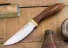 Jesse Hemphill Knives: DeKalb Series - Point Rock - Desert Ironwood - #9A
